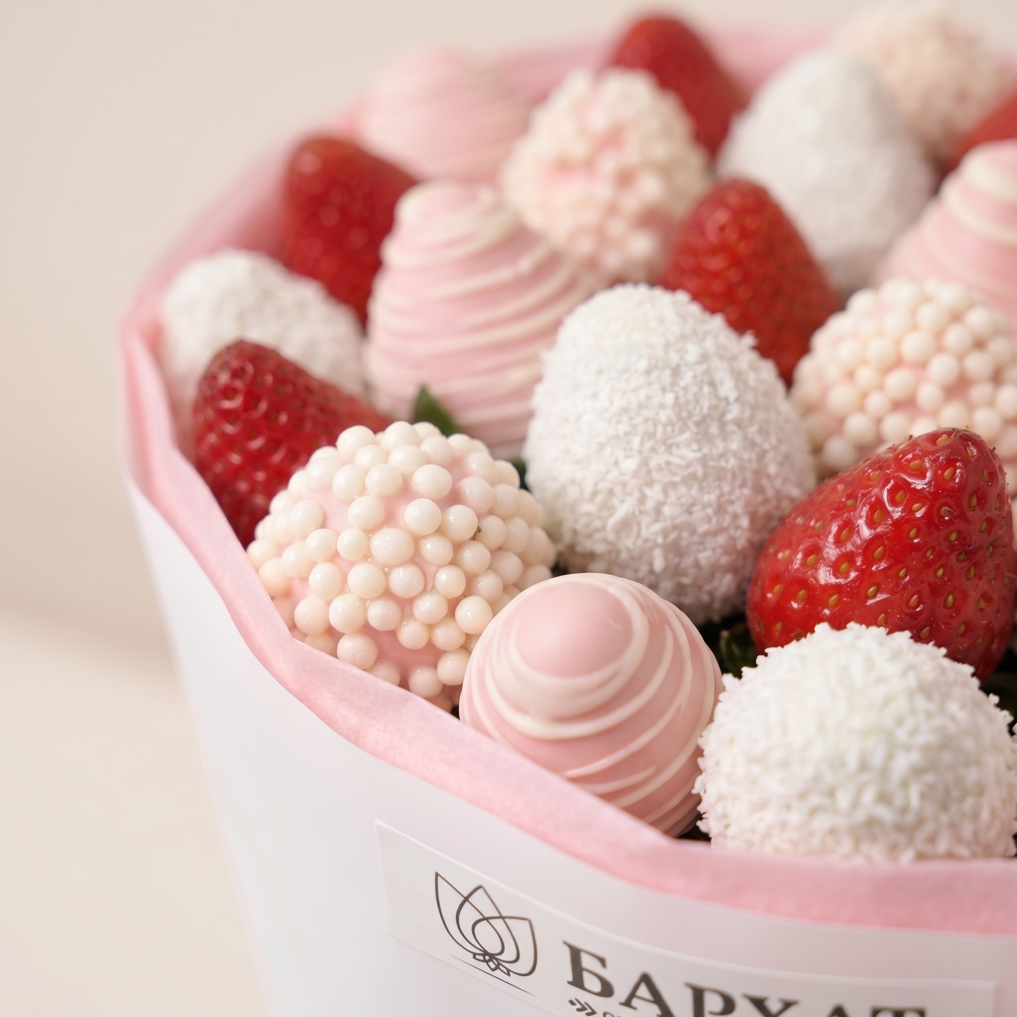 Букет Клубничные фантазии