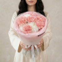 Букет Розовый шелк