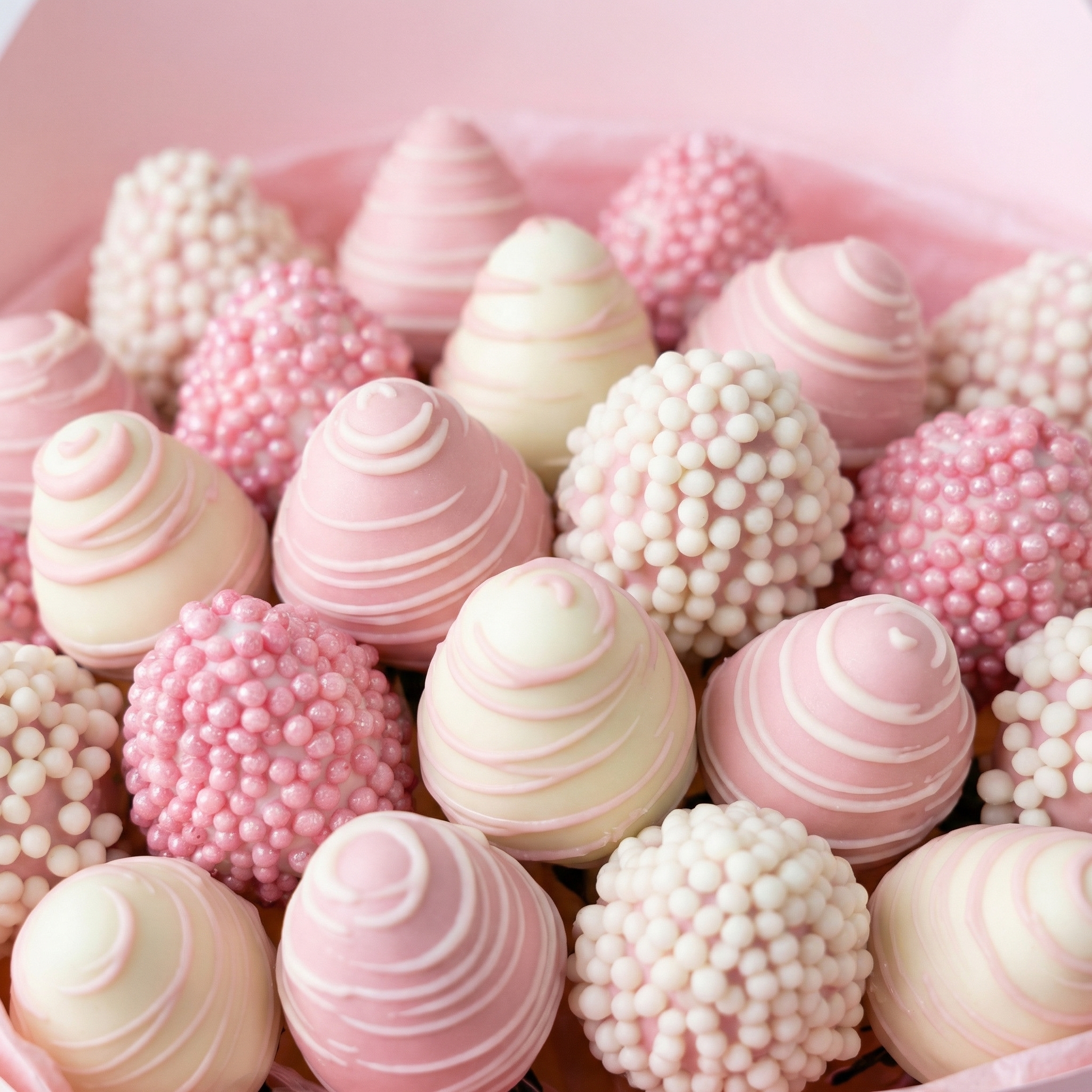 Букет Клубничная невеста