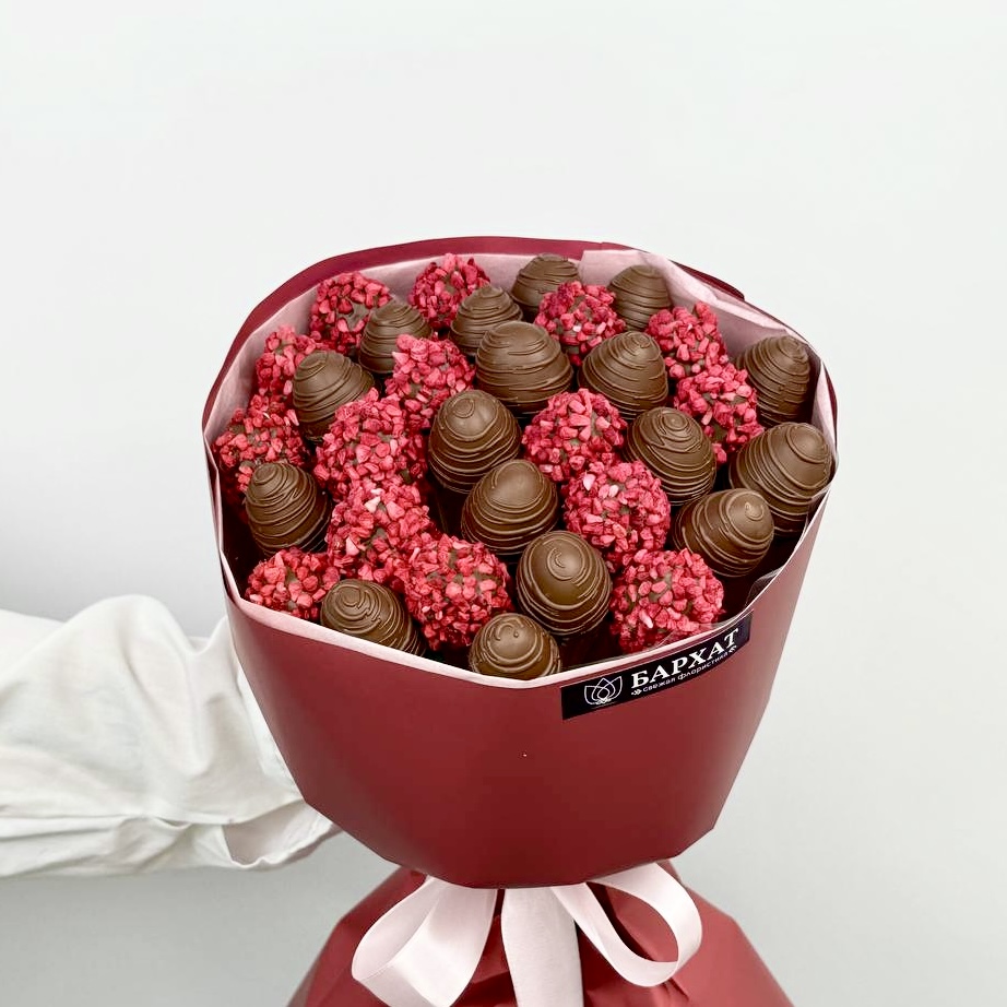 Букет Малиновый шоколад