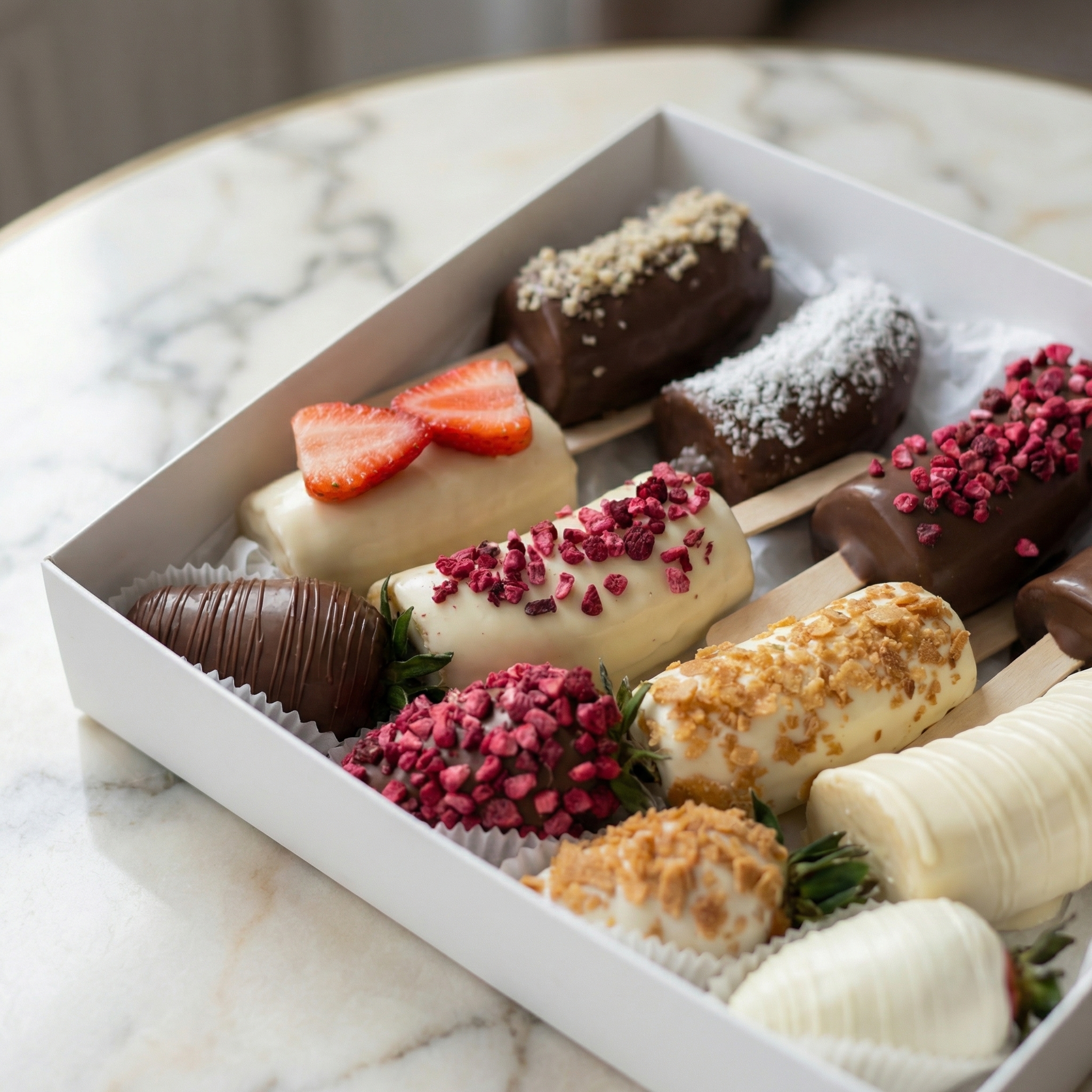 Букет Бананы в шоколаде Фруктово-ягодный микс