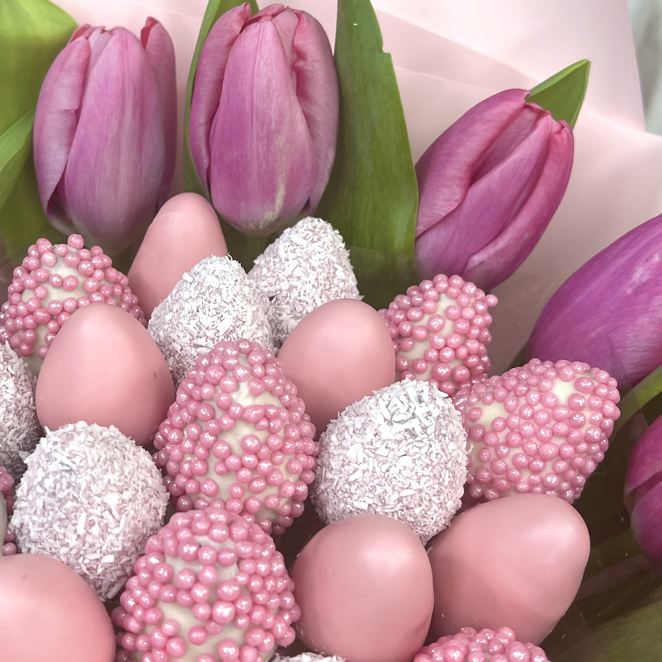 Букет Розовое послание