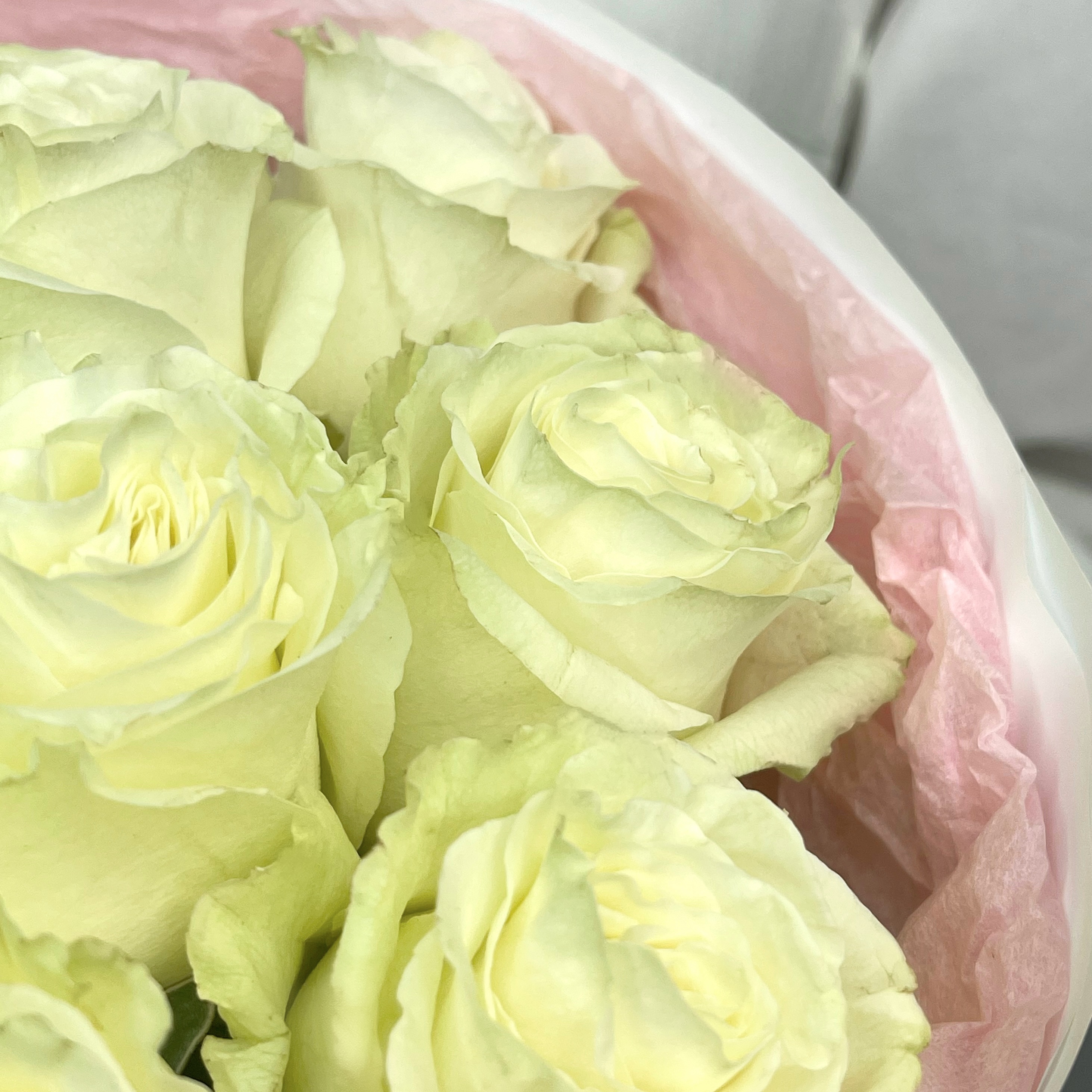 Букет Монобукет из 11 белых роз №3