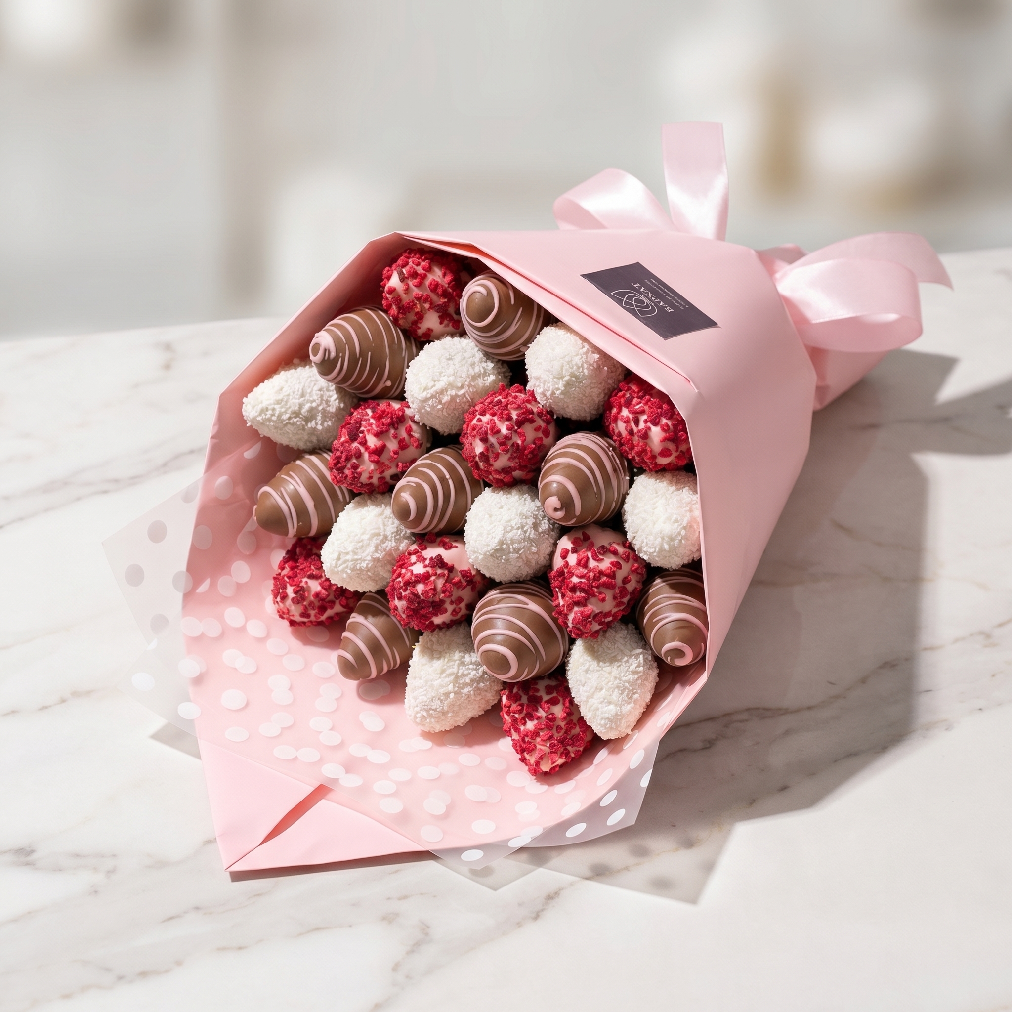 Букет Клубничная любовь