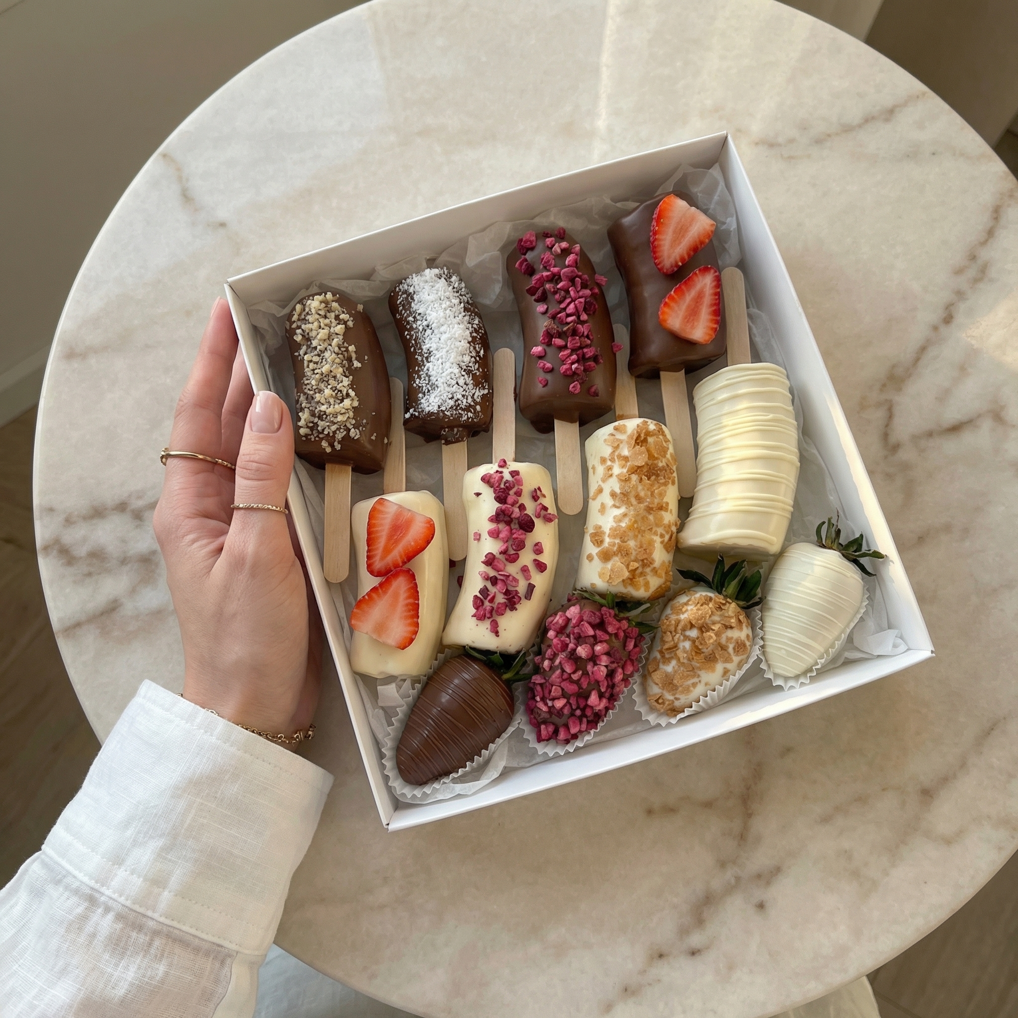 Букет Бананы в шоколаде Фруктово-ягодный микс