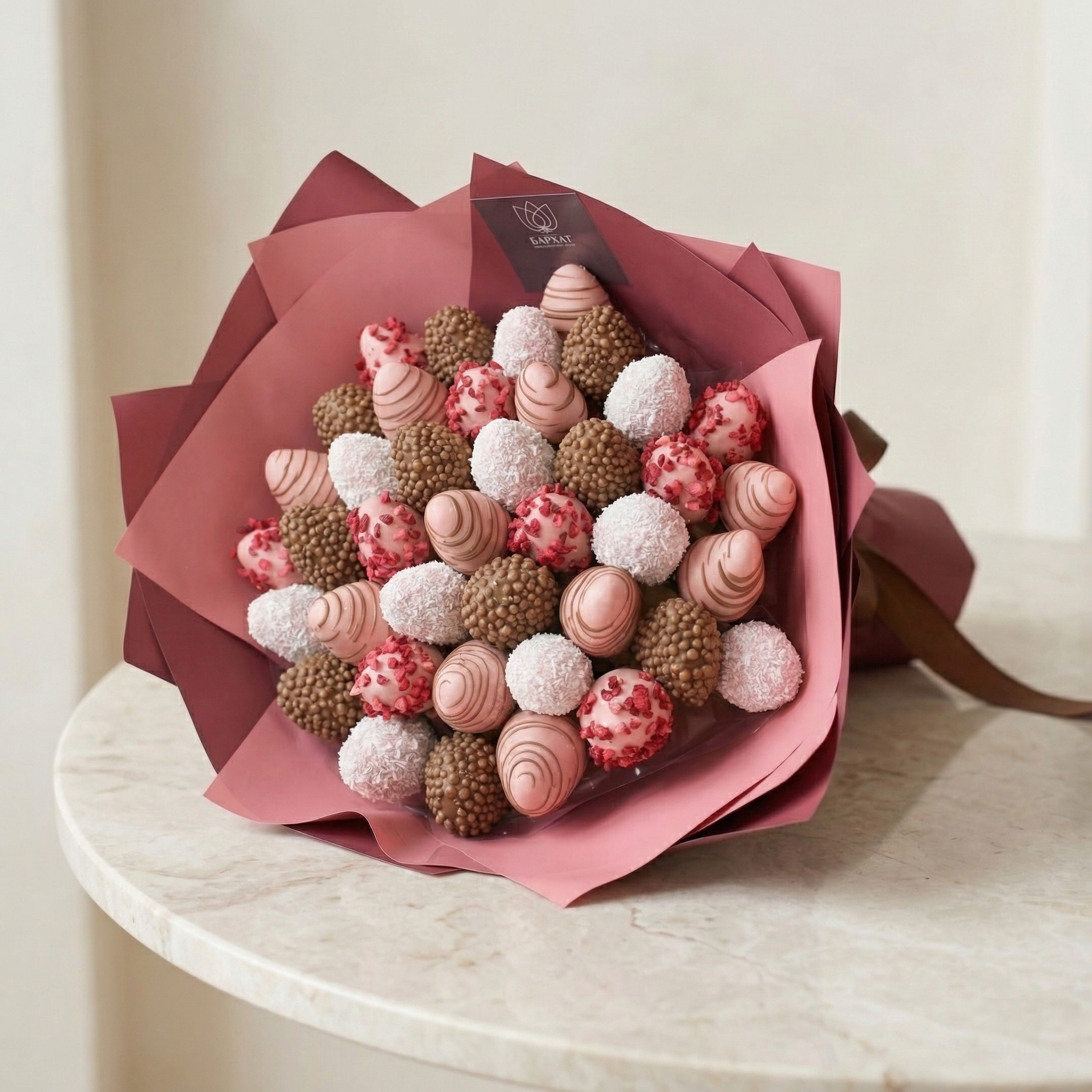 Букет Малиновый закат