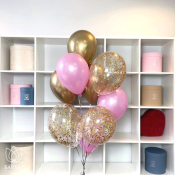 Букет Фонтан шаров №373