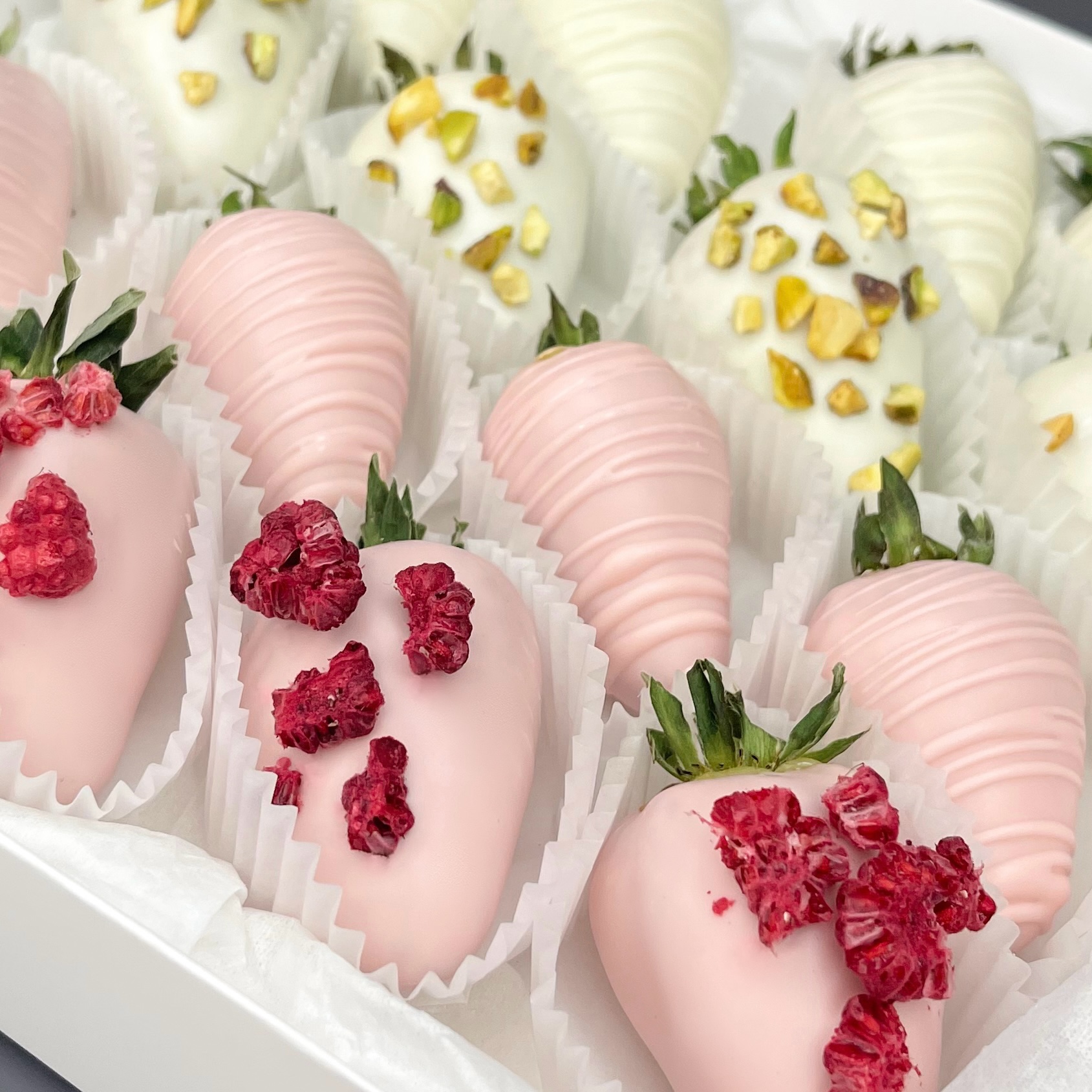 Букет Клубничный прованс