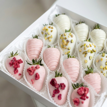 Букет Клубничный прованс