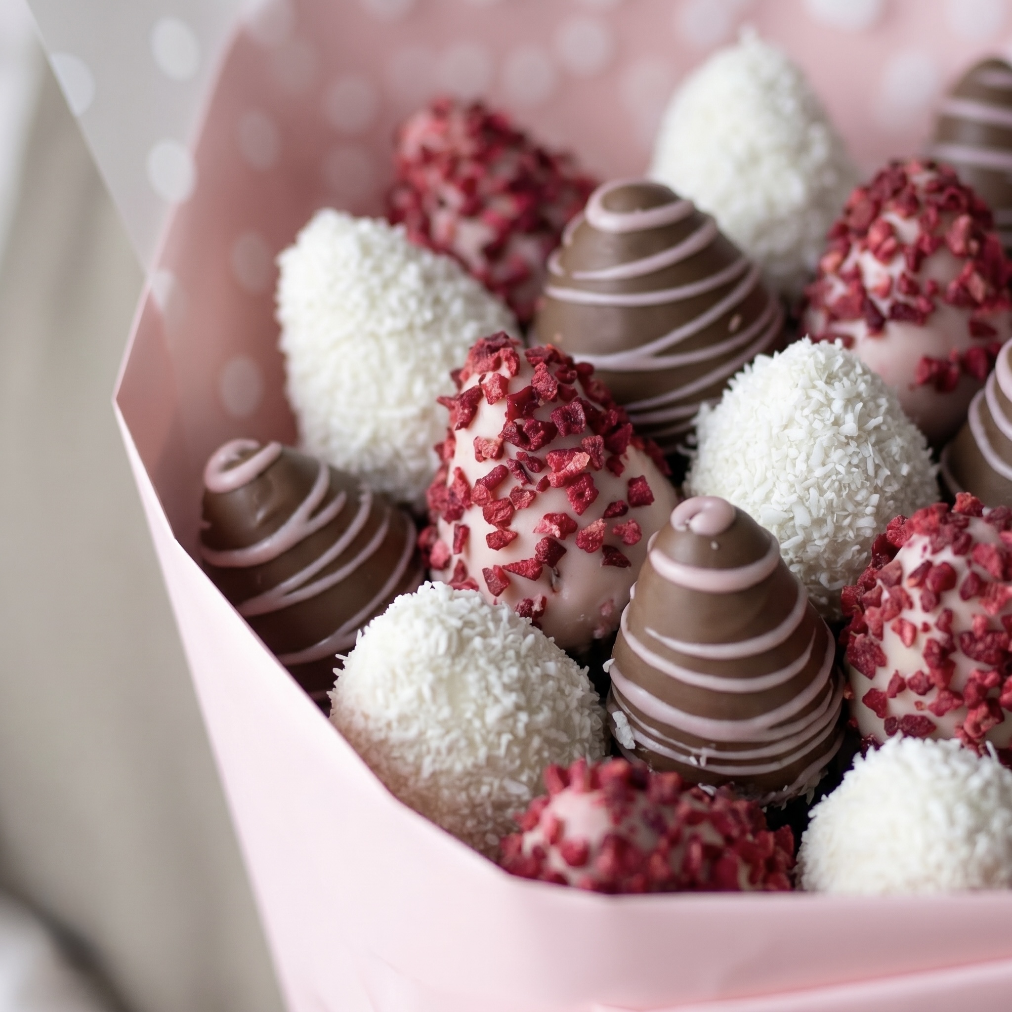 Букет Клубничная любовь