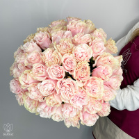 Букет Букет из 51 розовой розы под ленту (3)